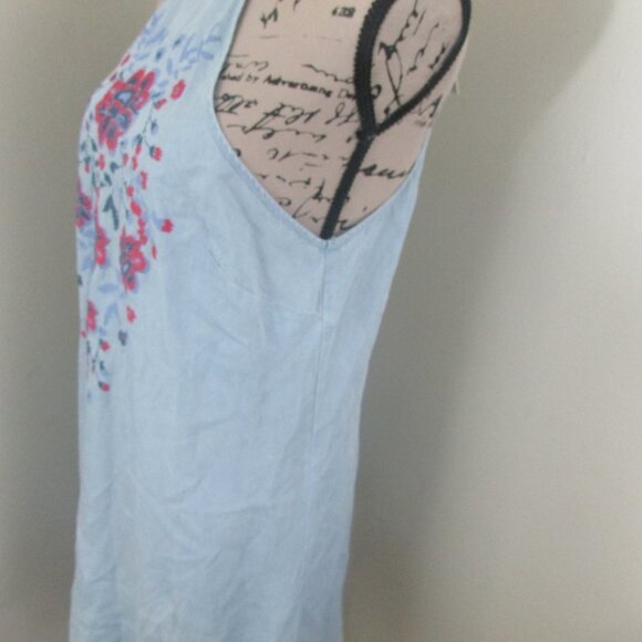 Living Doll Dress Juniors 1 Blue Boho Floral - Picture 9 of 12